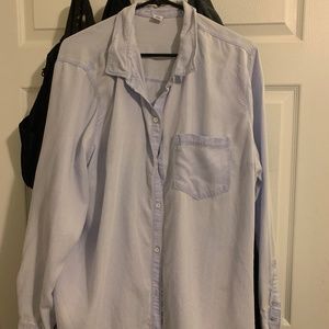 Xxl long sleeve light blue old navy button up